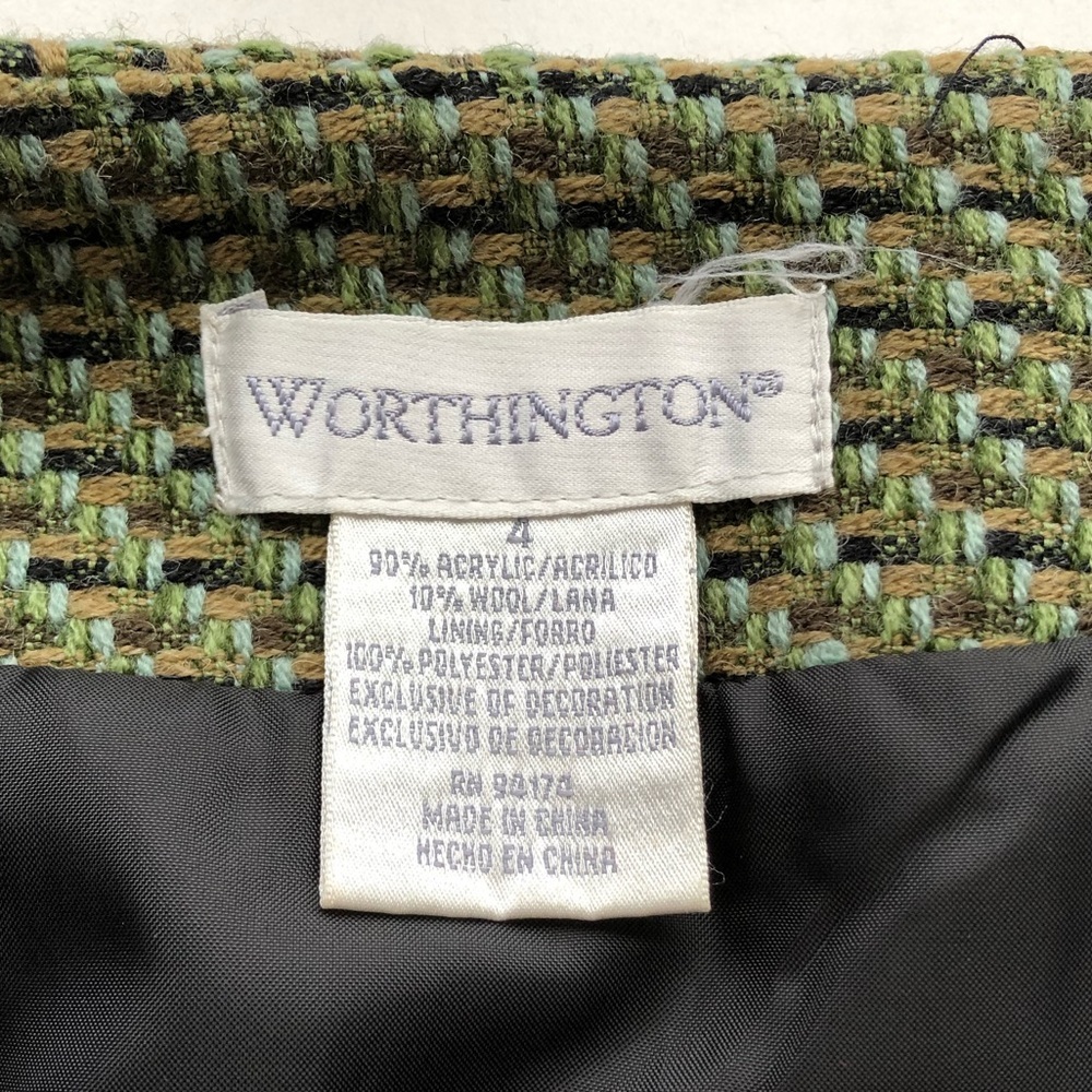 Worthington Timeless Wool-Blend Skirt Size M - Picture 3 of 15